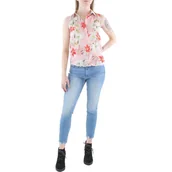 Bluzki damskie - Bluzka dziewczęca Guess koszula wzorzysta-164 - miniaturka - grafika 1