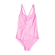 Stroje kąpielowe - Dziecięcy Strój kąpielowy jednoczęściowy ROXY SWIM FOR DAYS G ERGX103146-MGJ0 – Różowy - miniaturka - grafika 1