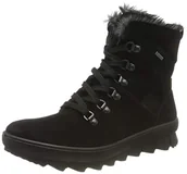 Śniegowce damskie - Legero Damskie buty zimowe Novara z ciepłą podszewką Gore-tex, Czarny czarny 000, 42.5 EU - miniaturka - grafika 1