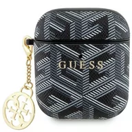 Akcesoria do słuchawek - Guess GUA2PGCE4CK AirPods 1/2 cover czarny/black GCube Charm - miniaturka - grafika 1