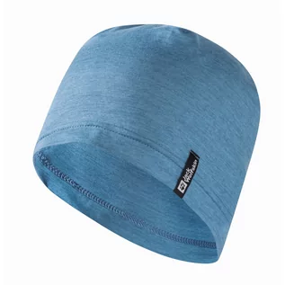 Czapki męskie - Czapka Jack Wolfskin TRAVEL BEANIE elemental blue - ONE SIZE - grafika 1