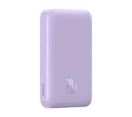 Powerbanki - Baseus P10059002513-00 Magnetic Mini Air 6000mAh 20W Fioletowy - miniaturka - grafika 1