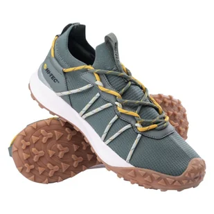 Buty trekkingowe męskie Hi-Tec Męskie buty trekkingowe turystyczne Hi-tec Stricko zielone rozmiar 43 - Buty trekkingowe męskie - miniaturka - grafika 1