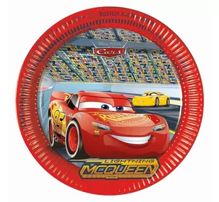 PROCOS DISNEY Talerzyki urodzinowe Cars 3 - 23 cm - 8 szt. 87807 - Urodziny dziecka - miniaturka - grafika 1