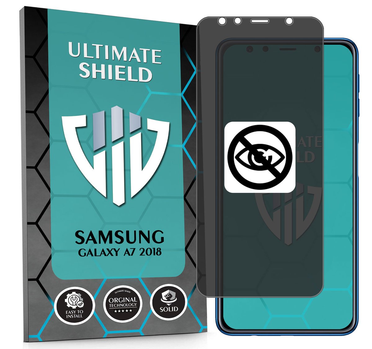 NAJLEPSZA FOLIA 5D ANTYSZPIEGOWSKA DO SAMSUNG GALAXY A7 2018 HYDROŻELOWA