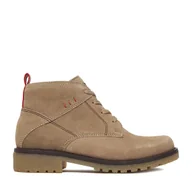 Botki damskie - Trzewiki Lasocki CEO-WI16-GIRO-08 Beżowy - miniaturka - grafika 1