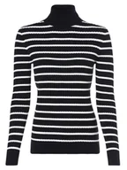 Swetry damskie - Tommy Hilfiger - Sweter damski, niebieski|biały - miniaturka - grafika 1