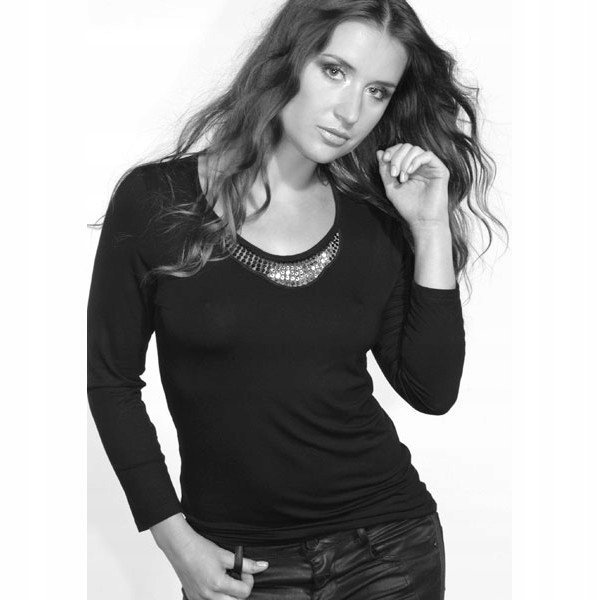 VIOLANA BIAŁA bluzka DŁUGI rękaw r. XXL