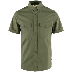Koszula męska Fjällräven Övik Air Stretch SS Shirt M Rozmiar: M / Kolor: zielony - Koszulki sportowe męskie - miniaturka - grafika 1