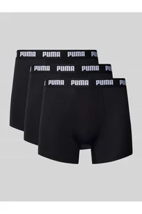 Obcisłe bokserki z detalem z logo w zestawie 3 szt. - Puma - Majtki damskie - miniaturka - grafika 1