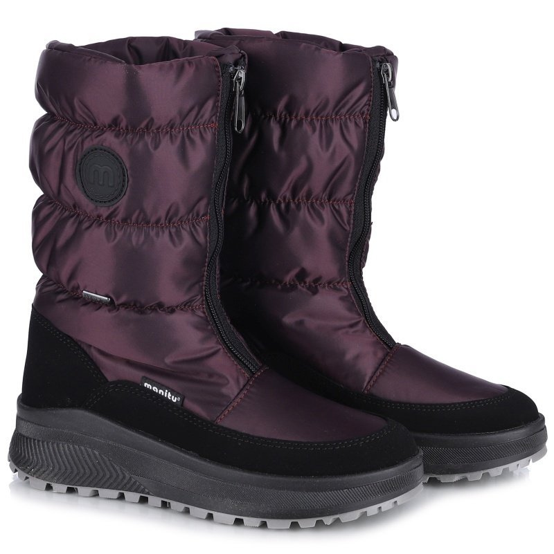 Śniegowce damskie wodoodporne Manitu 990373-41 BORDEAUX R.38