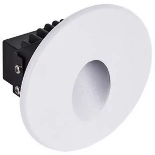 Ideus oczko ścienne schodowe LED Azyl C 1,6W 70lm 4000K białe IP54 03905 03905 - Lampy ścienne - miniaturka - grafika 1