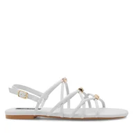 Sandały damskie - Sandały Nine West 123AL1737 Biały - miniaturka - grafika 1