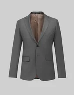 Marynarki męskie - marynarka do zestawu chiari szary slim fit - miniaturka - grafika 1