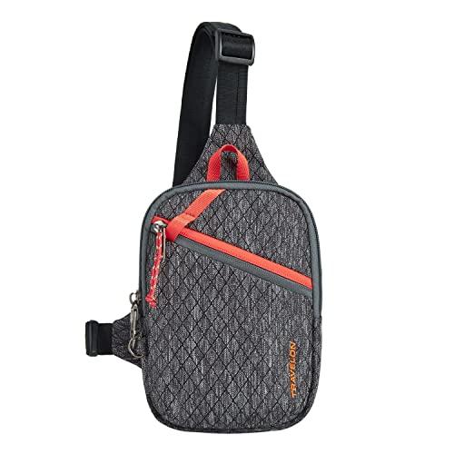 Travelon Greenlander Sustainable Anti-Theft Compact Sling, Popiół diamentowy, 5