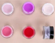 Manicure tytanowy - Zestaw akryli kolorowych 6x akryl 16 g - miniaturka - grafika 1