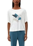 Koszulki i topy damskie - s.Oliver BLACK LABEL T-shirt damski z krótkim rękawem, biały, 42 - miniaturka - grafika 1