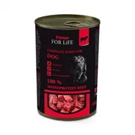 Mokra karma dla psów - Fitmin For Life Monoprotein Beef Wołowina 400g - miniaturka - grafika 1