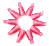 Akcesoria do paznokci - KLIPSY DO USUWANIA HYBRYDY AKRYLU ŻELU 10 SZTUK - miniaturka - grafika 1