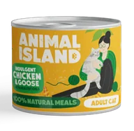 Mokra karma dla kotów - Animal Island karma mokra dla kota - kurczak i gęś 200g - miniaturka - grafika 1