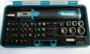 MAKITA ZESTAW AKCESORIÓW (BITY, NASADKI, GRZECHOTKA) 47szt $ (B-36170) - Bity - miniaturka - grafika 1
