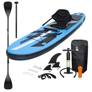 Deska surfingowa Stand Up Paddle Board Niebieski siedziskiem kajakowym 305x78x15 - Deski SUP - miniaturka - grafika 1