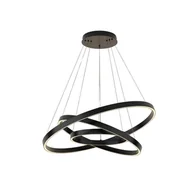 Lampy sufitowe - Lampa wisząca Rim czarna LED 115W 3000K 6100lm wym: 120 x 80 x 80 cm aluminium Maytoni - miniaturka - grafika 1