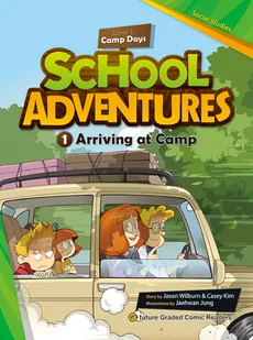Arriving at Camp. School Adventures. Level 1. Część 1 - Komiksy obcojęzyczne - miniaturka - grafika 1