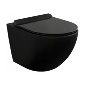 Miski WC - Miska WC Rimless MEXEN Lena, czarna matowa - miniaturka - grafika 1