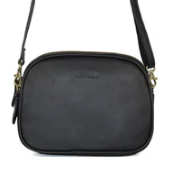 Torebki damskie - Mała czarna torebka damska na ramię Bellugio - czarna - miniaturka - grafika 1