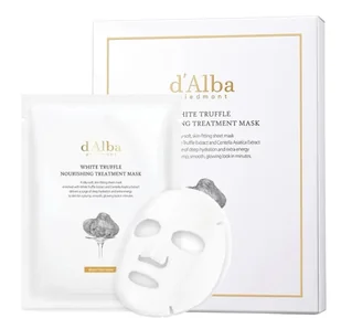 D'Alba White Truffle, Zestaw 5 odżywczych maseczek w płachcie - Maseczki do twarzy - miniaturka - grafika 1