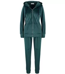Dres spodnie bluza komplet welurowy MARTA-M - Spodnie sportowe damskie - miniaturka - grafika 1