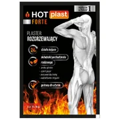 Stawy, mięśnie, kości - Hot Plast Forte, plaster rozgrzewający, 9 cm x 14 cm, 1 sztuka - miniaturka - grafika 1