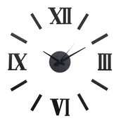 Zegary - Zegar naklejany STICKER TULUS śr. 100 cm czarny - miniaturka - grafika 1