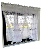 Firany - Firana Firany 400 x 150 CM Gotowe Firanki Gipiura - miniaturka - grafika 1