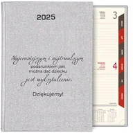 Notesy i bloczki - KALENDARZ TERMINARZ SREBRNY B5 2025 PREZENT DLA NAUCZYCIELKI ORGANIZER WZ - miniaturka - grafika 1