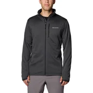 Bluzy męskie - Męska bluza polarowa Columbia Park View Fleece Full Zip black heather - M - miniaturka - grafika 1