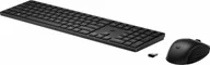 Zestawy myszka + klawiatura - Klawiatura + mysz HP HP Inc. Zestaw bezprzewodowej klawiatury i myszy 655 4R009AA - miniaturka - grafika 1