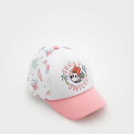 Czapki dla dzieci - Reserved - Czapka z daszkiem Minnie Mouse - biały - miniaturka - grafika 1