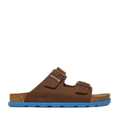 Klapki i japonki męskie - Klapki Rieker CEO-21190-28 Brązowy - miniaturka - grafika 1