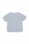 Piżamy dla dziewczynek - Konges Sløjd t-shirt piżamowy dziecięcy kolor niebieski gładka - miniaturka - grafika 1