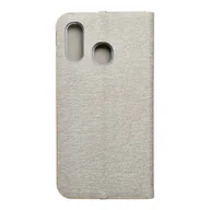 Etui i futerały do telefonów - Forcell Kabura LUNA Book Gold do SAMSUNG Galaxy A40 srebrny - miniaturka - grafika 1