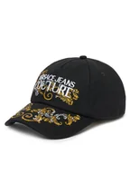 Czapki i chusty sportowe męskie - Versace Jeans Couture Czapka z daszkiem 78VAZK17 Czarny - miniaturka - grafika 1