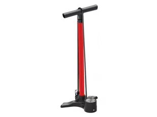 Lezyne Macro Floor Drive DV pompa stojąca pompa do roweru Czerwony 2018 1-FP-MAFL-V215 - Akcesoria rowerowe - miniaturka - grafika 1