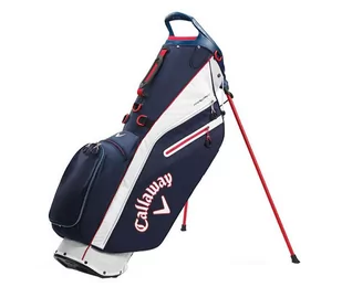 Torba golfowe Callaway Fairway C Double (z nóżkami) - granatowo / czerwona - Golf - miniaturka - grafika 1