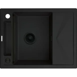 Deante Magnetic Zlewozmywak granitowy magnetyczny 1-komorowy z ociekaczem - nero ZRM_N11A ZRM N11A [16187985] - Zlewozmywaki - miniaturka - grafika 1