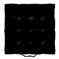 Meble modułowe i akcesoria - Dekoria Siedzisko Kuba na krzesło głęboka czerń 40 × 40 × 6 cm Velvet 210-704-17 - miniaturka - grafika 1