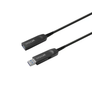 Kabel USB VivoLink USB-A - USB-A 20 m Czarno-biay (PROUSB3AAF20) - Kable USB - miniaturka - grafika 1