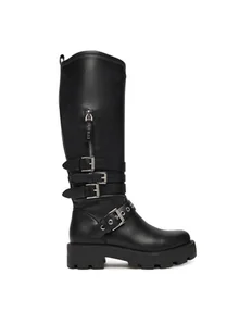 Guess Kozaki FLFYNK ELE11 Czarny - Kozaki damskie - miniaturka - grafika 1