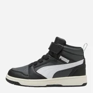 Buty dla chłopców - Trzewiki chłopięce Puma Rebound V6 Mid AC+ PS 39383229 27.5 (9.5UK) Czarne (4069156712591). Botki i trzewiki chłopięce - miniaturka - grafika 1